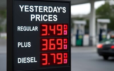 Hot takes on fuel price yesterday: what drivers paid across regions